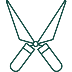 symbool tuinonderhoud